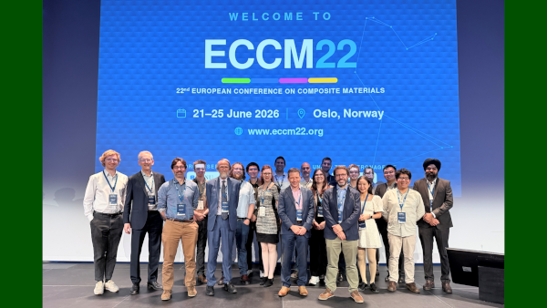 Photograph of the NextCOMP Team at ECCM22 in Oslo