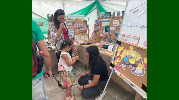 UoB NextCOMP and the stand at The Festival of Nature 2023