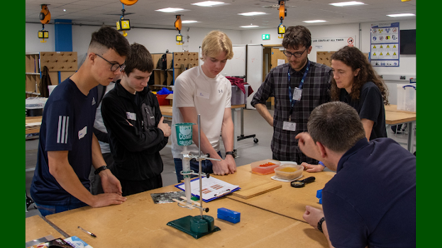 Students using the NextCOMP Crusher